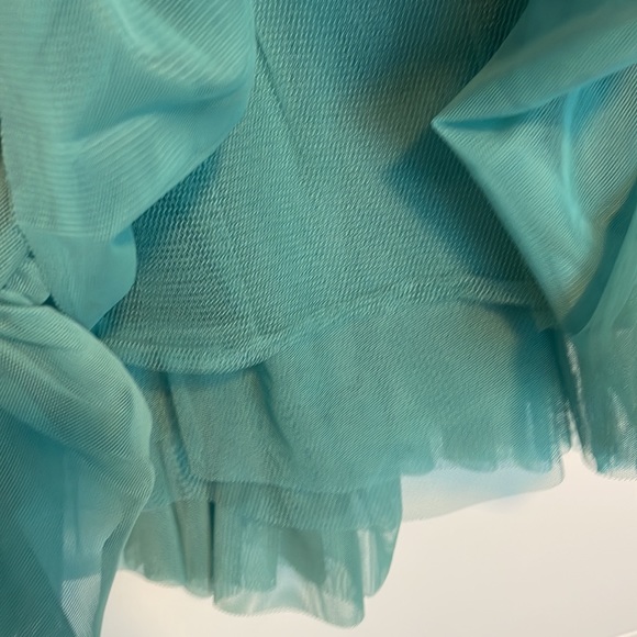 BCBGMAXAZRIA Strapless Turqouise Dress - Picture 4 of 8